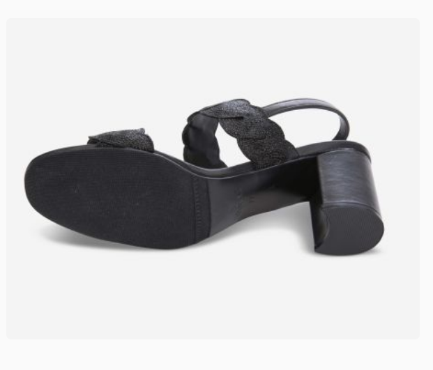 Marmi Shoes Women's Vaneli Lettie - Black Weave Fabric