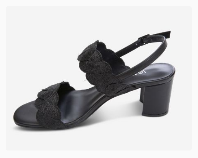 Marmi Shoes Women's Vaneli Lettie - Black Weave Fabric