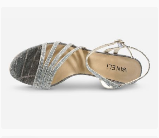 Marmi Shoes Women's Vaneli Mimi - Platinum Nizza Fabric