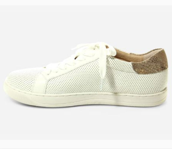 Marmi Shoes Women's Vaneli Coyle - White Perforated Nappa Combo