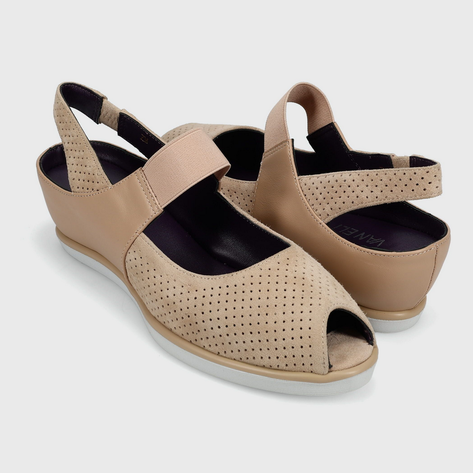 Marmi Shoes Vaneli Reana - Nude Perf Suede