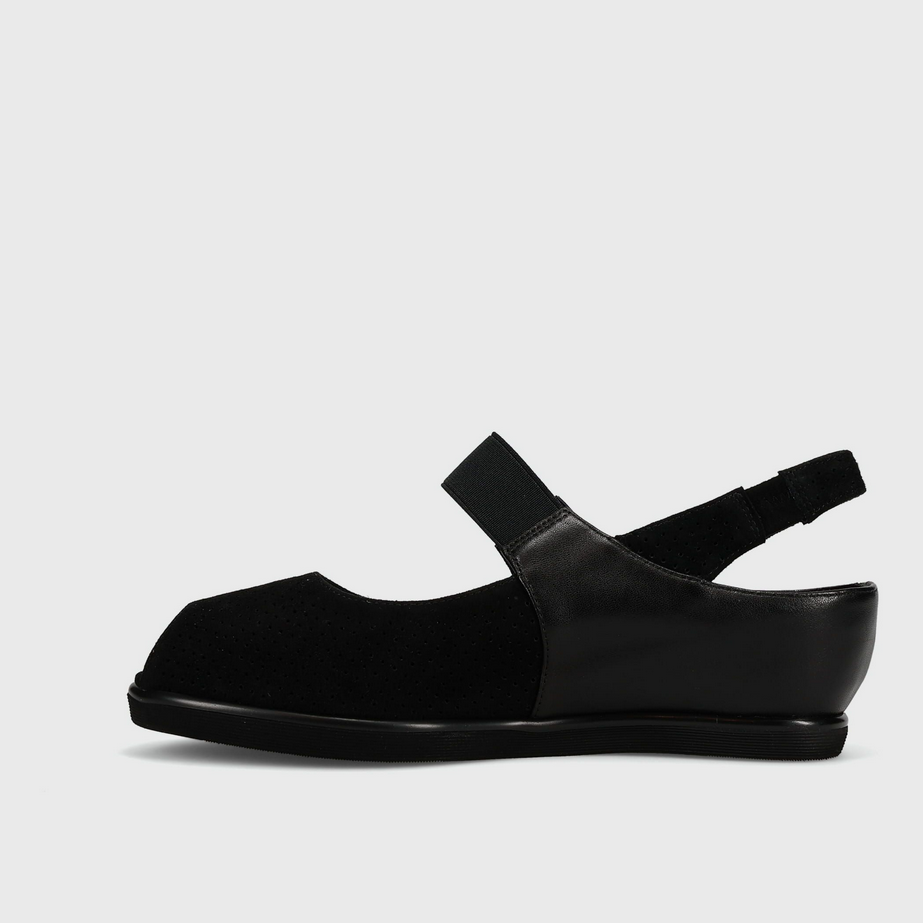 Marmi Shoes Vaneli Reana - Black Perf Suede
