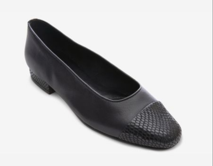 Marmi Shoes Vaneli Fc-313 - Black Nappa/Black Snake Print