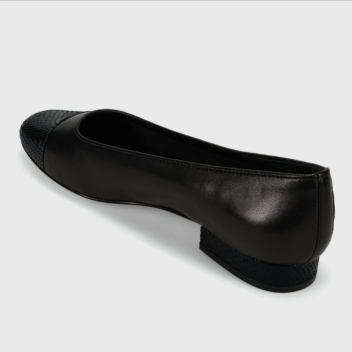 Marmi Shoes Vaneli Fc-313 - Black Nappa/Black Snake Print