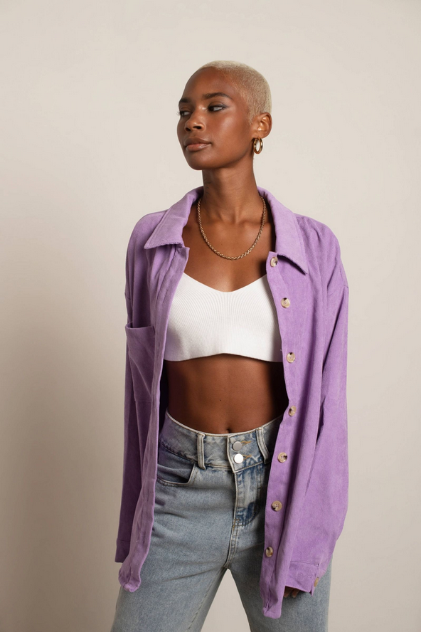 Tobi Just Listen Oversized Shacket