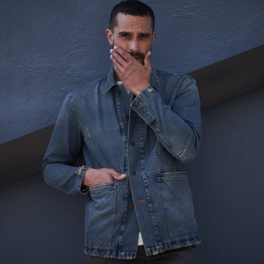 Rowan Men's 1955 Duncan Denim Chore Jacket