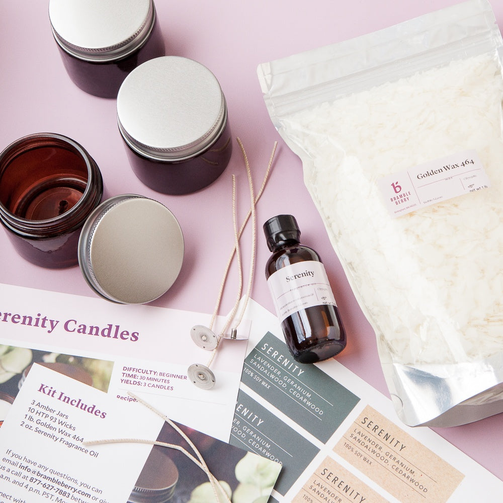 Bramble Berry Serenity Candle Kit