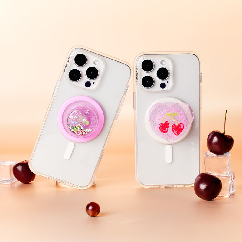 PopSockets Glitter Sugar Plum Cherry Adhesive PopGrip