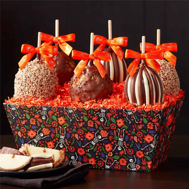 Mrs Prindables Day of the Dead Caramel Apple Gift Tray