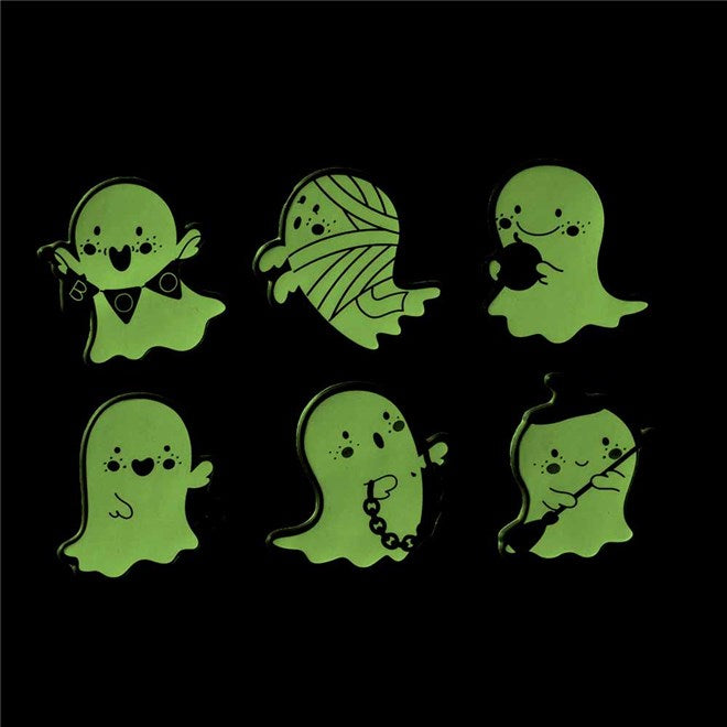 Mrs Prindables Glow-in-the-Dark Ghosties Caramel Apple 6-Pack