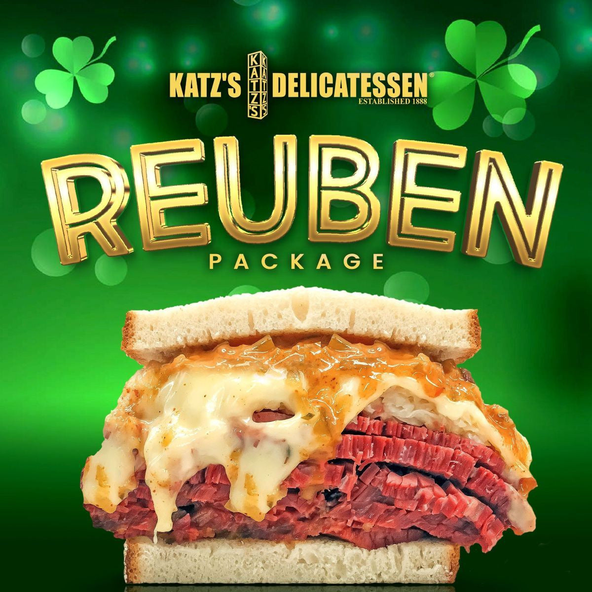 Katz's Delicatessen St. Patrick's Day Reuben Package