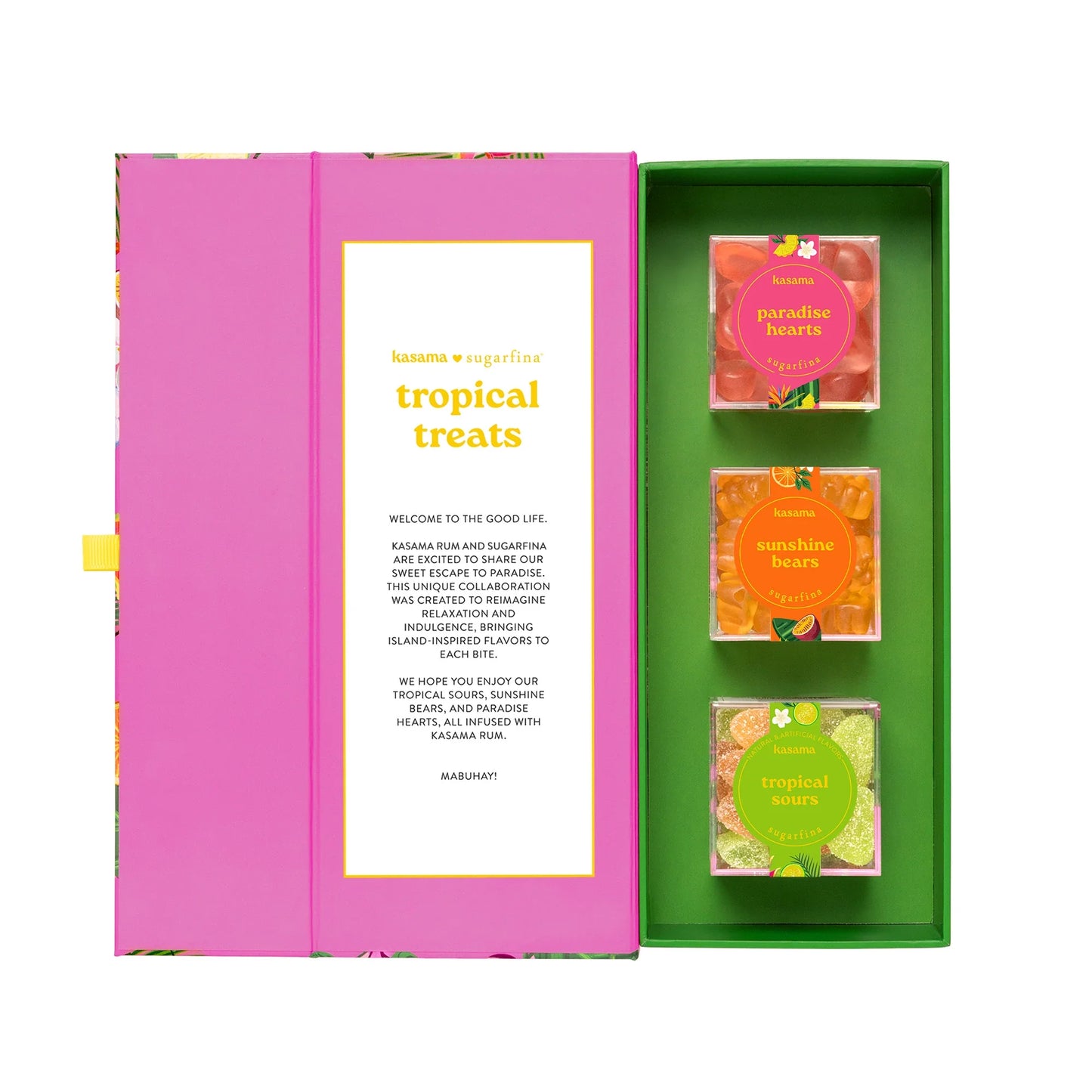 Sugarfina Tropical Treats 3 Piece Bento Box