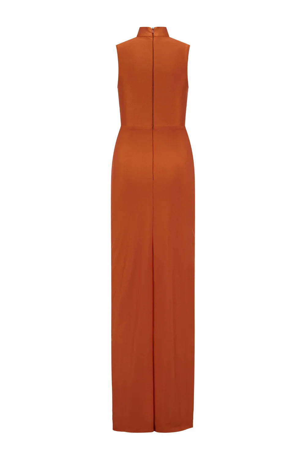 Alamour The Label Rosina High Neck Rust Gown