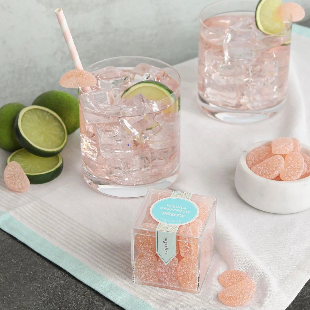 Sugarfina Tequila Grapefruit Sours Gummy - Small Candy Cube