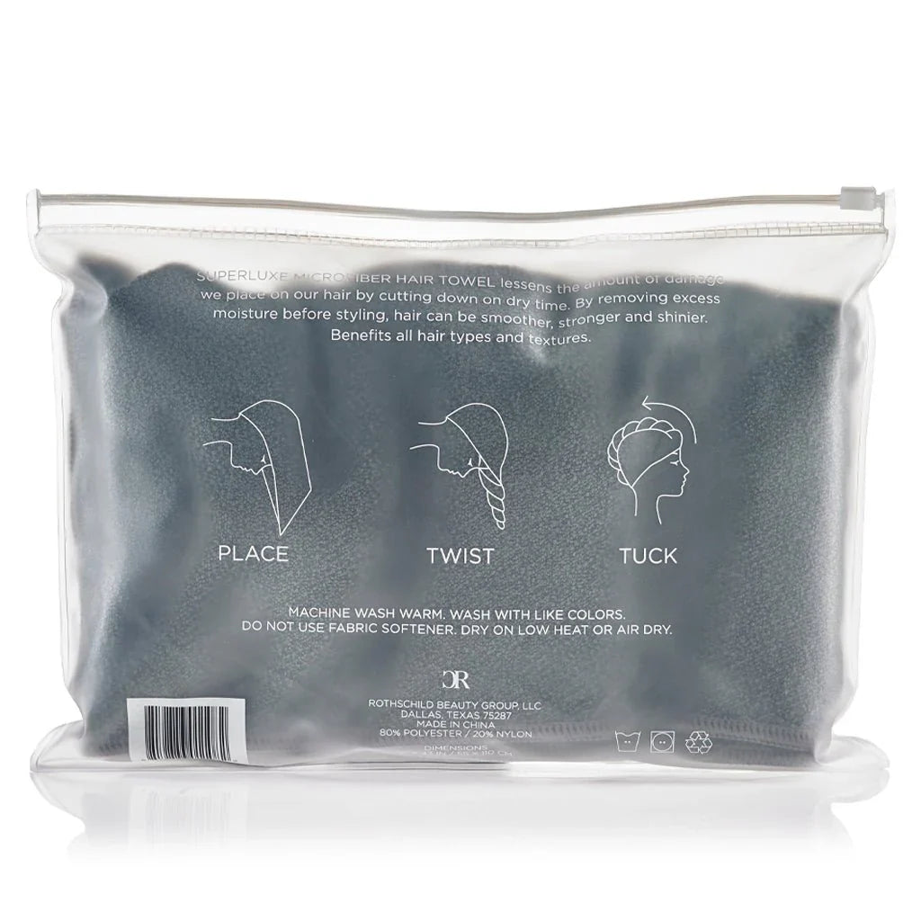 Colleen Rothschild Beauty Superluxe Microfiber Hair Towel (x2)