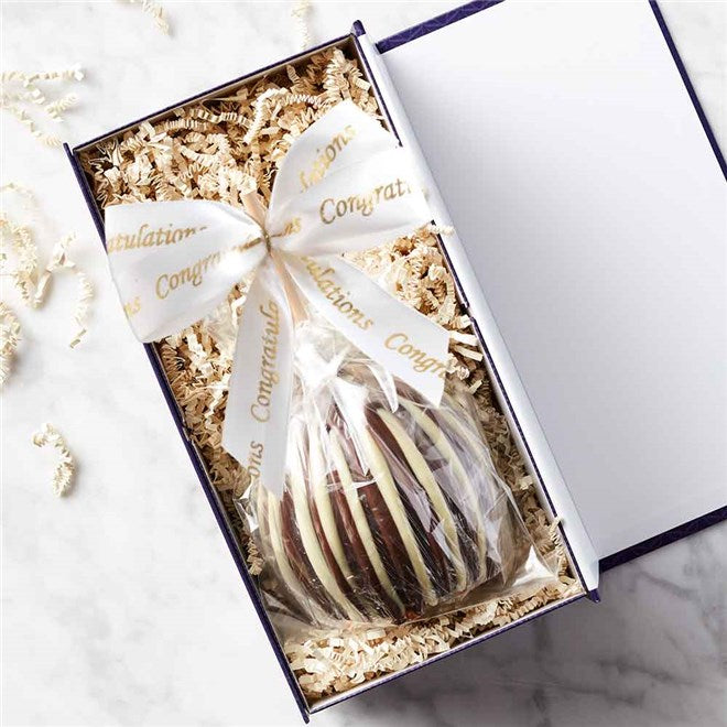 Mrs Prindables Triple Chocolate Congratulations Jumbo Caramel Apple