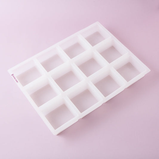 Bramble Berry 12 Bar Square Silicone Mold - 20 molds