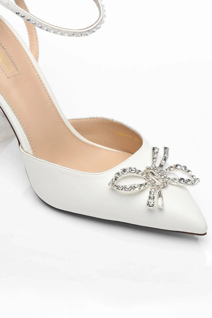 Alamour The Label Giorgia - White Heels
