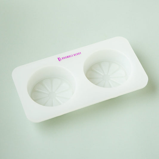 Bramble Berry 2 Cavity Silicone Citrus Mold (x5)