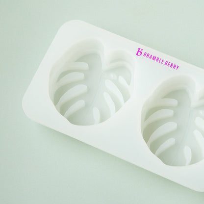 Bramble Berry 2 Cavity Silicone Monstera Mold (x5)