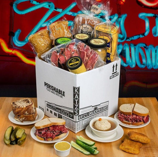Katz's Delicatessen Complete 3-Course Dinner for 4