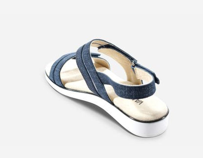 Marmi Shoes Vaneli Espe - Jeans Lino Print