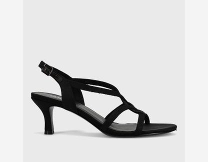 Marmi Shoes Vaneli Monde -  Black Owi Fabric