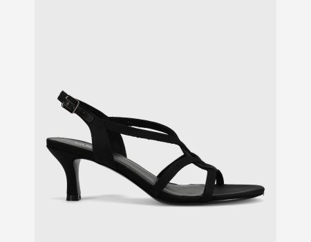 Marmi Shoes Vaneli Monde -  Black Owi Fabric