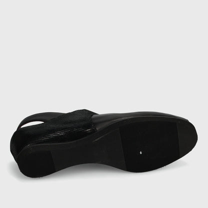 Marmi Shoes Vaneli Rayce - Black Nappa Black Miniliz