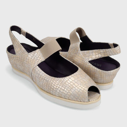 Marmi Shoes Vaneli Rayce - Champagne Boro Print