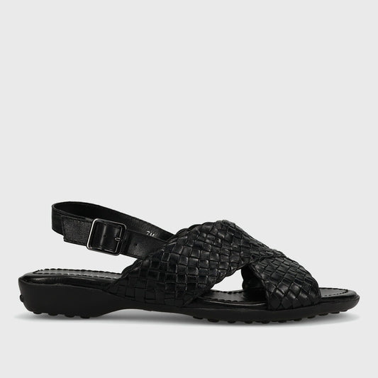 Marmi Shoes Vaneli Tagus - Black Woven Nappa