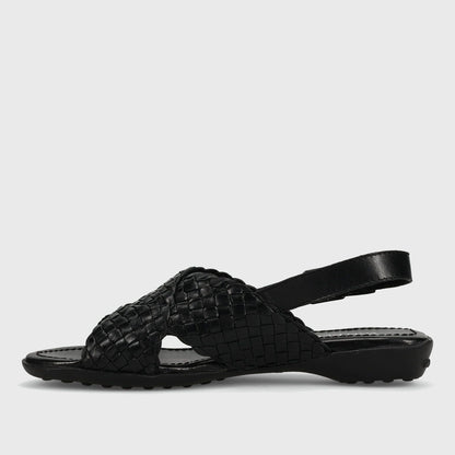 Marmi Shoes Vaneli Tagus - Black Woven Nappa