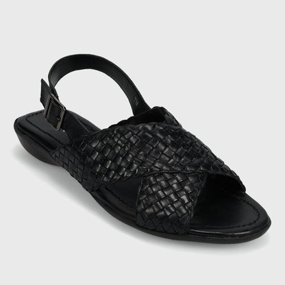 Marmi Shoes Vaneli Tagus - Black Woven Nappa