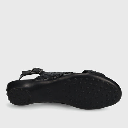 Marmi Shoes Vaneli Tagus - Black Woven Nappa