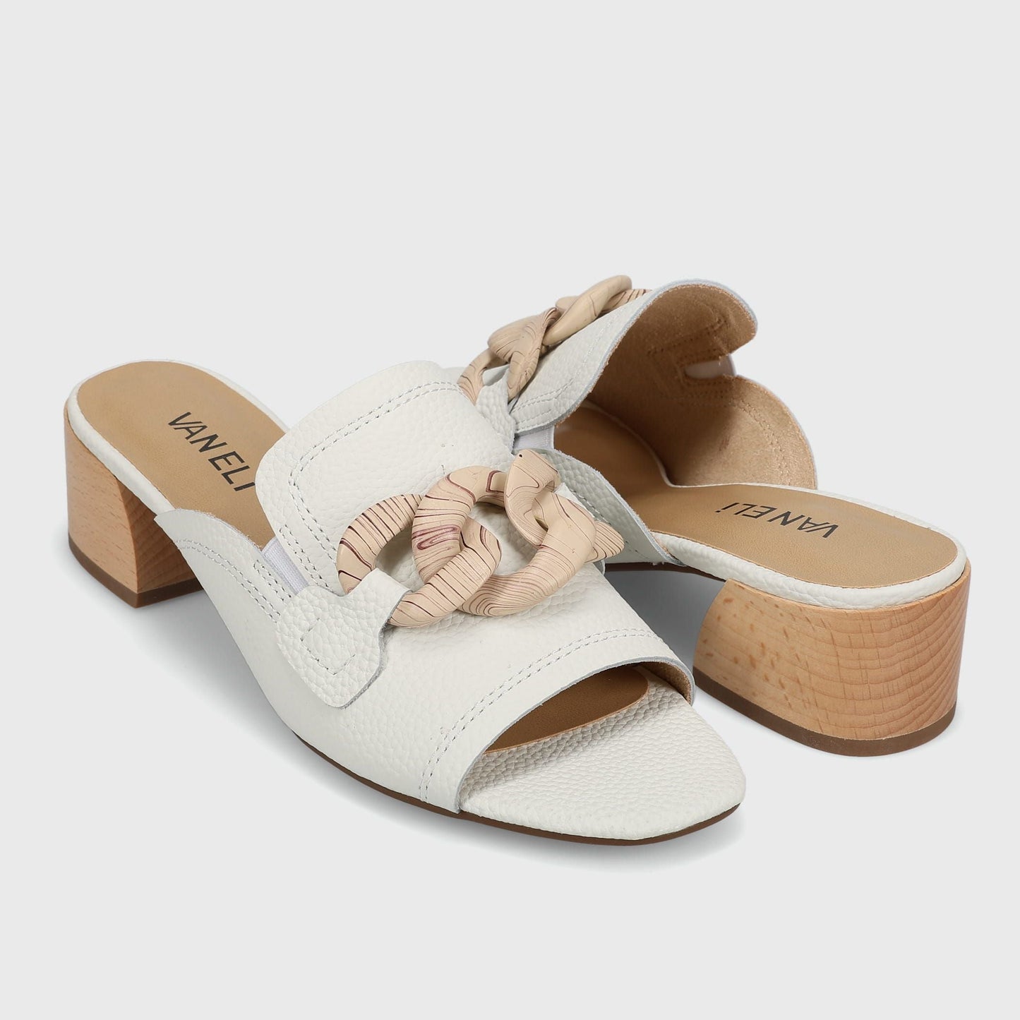 Marmi Shoes Vaneli Cannia - White Milled Calf