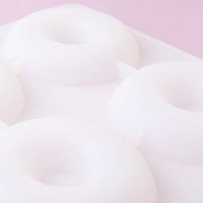 Bramble Berry 4 Cavity Donut Silicone Mold (x2)