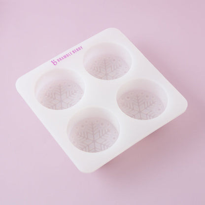 Bramble Berry 4 Cavity Snowflake Silicone Mold (x2)