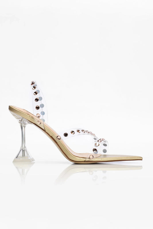 Alamour The Label Zahara - Gold Heels