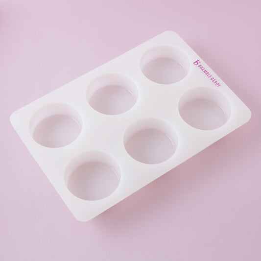Bramble Berry 6 Cavity Silicone Circle Mold (x2)