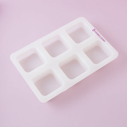 Bramble Berry 6 Cavity Silicone Square Mold (x2)
