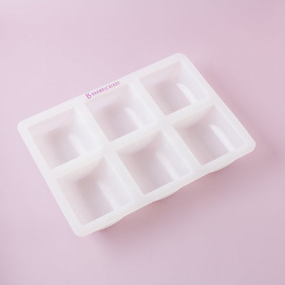 Bramble Berry 6 Half Cylinder Silicone Mold (x2)