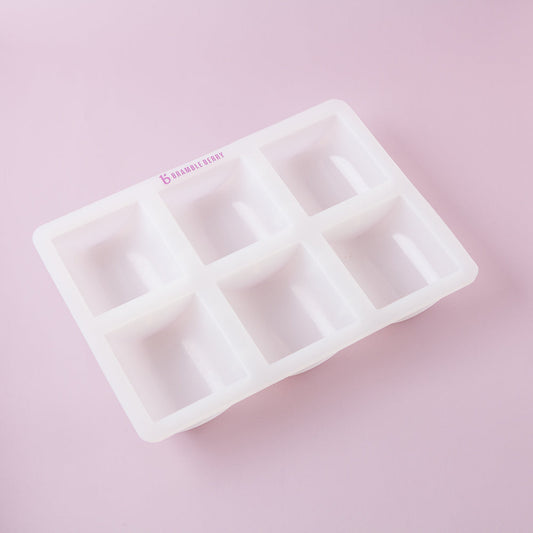 Bramble Berry 6 Half Cylinder Silicone Mold (x2)