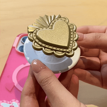 PopSockets PopOut Sacred Heart Gold MagSafe PopGrip
