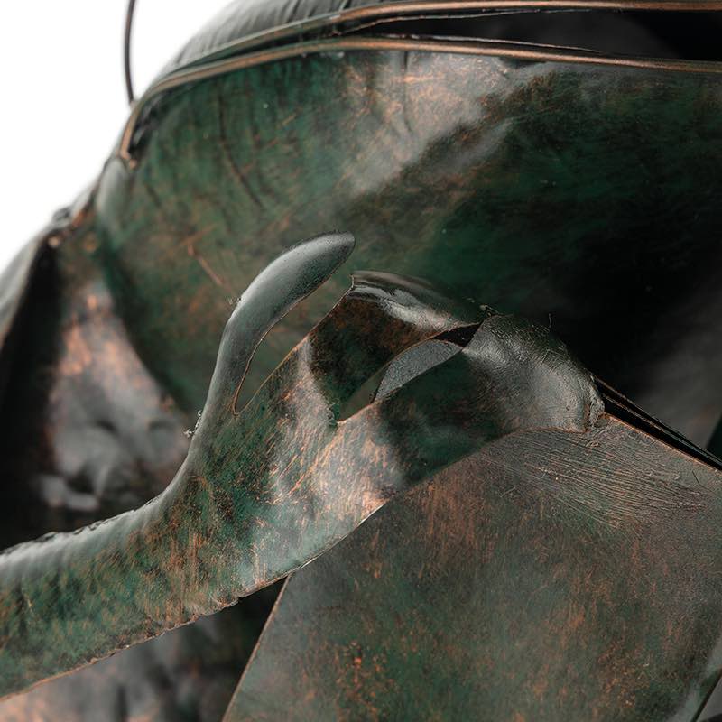 Wind and Weather Reading Frog Metal Yard Sculpture