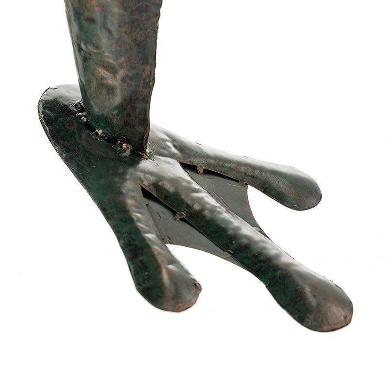 Wind and Weather Reading Frog Metal Yard Sculpture