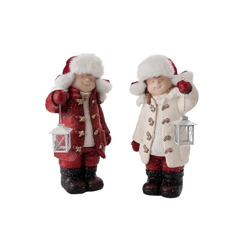 Wind and Weather Children with Solar Lanterns, Set of 2