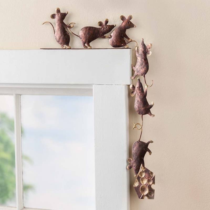 Wind and Weather Metal Mice Door Crawler