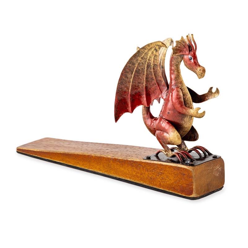 Wind and Weather Handcrafted Dragon Doorstopper