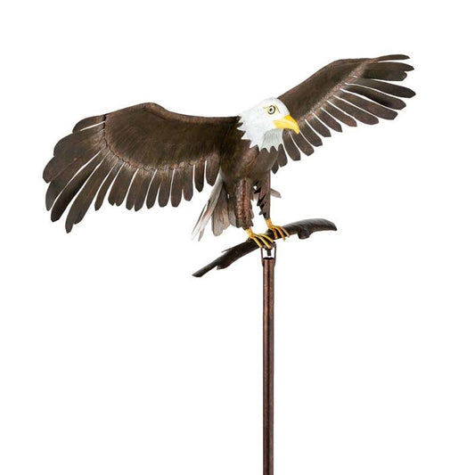 Wind and Weather Bald Eagle Metal Wind Spinner