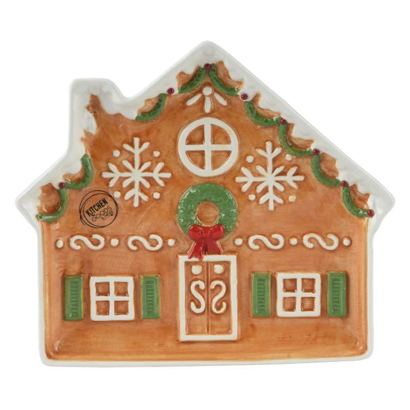Wind and Weather Gingerbread House Cookie Tray